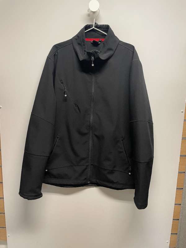 black work shell jacket