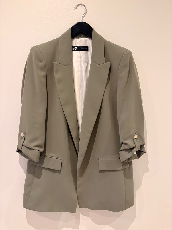 Zara grænn blazer