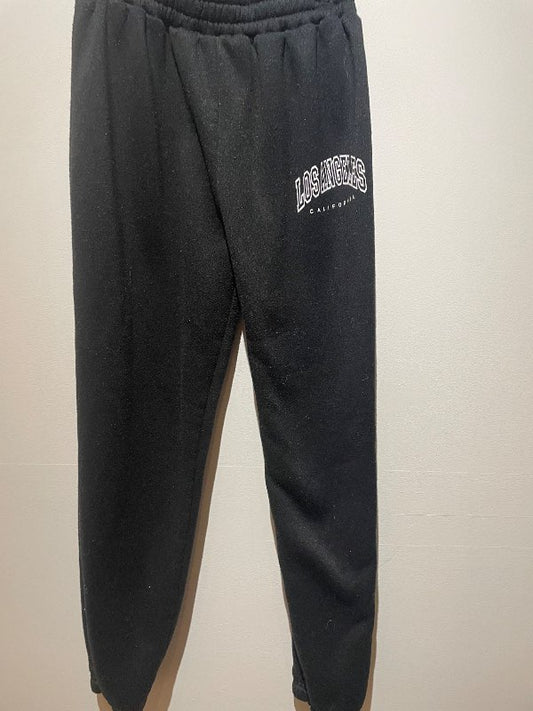 black jogging pants