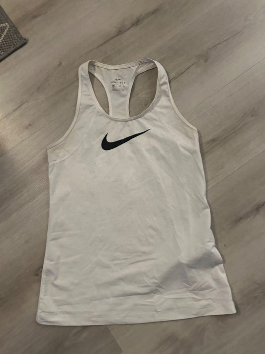 white nike shirt