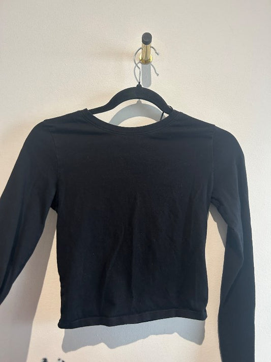 black sweater