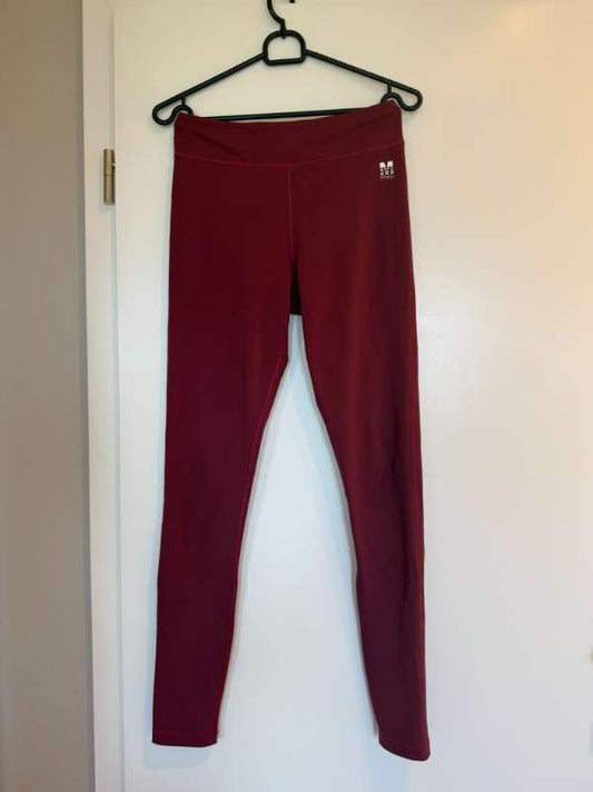 M Fitness leggings vínrauðar