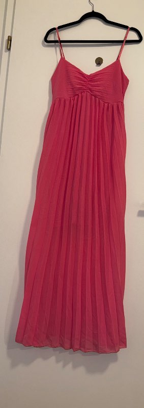 Pink Pleated Dress