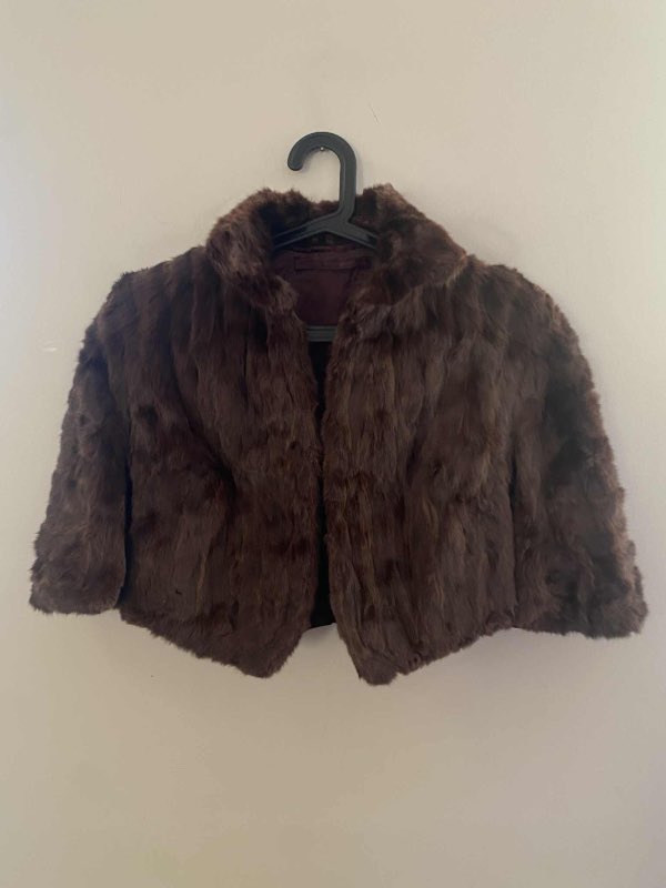 vintage Brown leather jacket