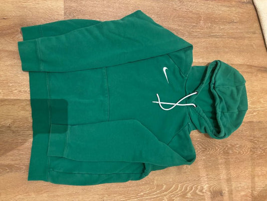 Green hoodie