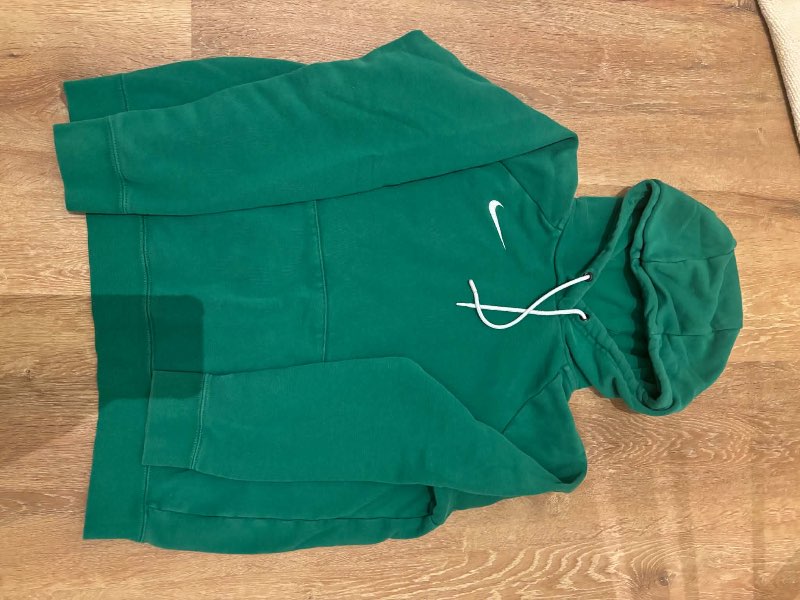Green hoodie