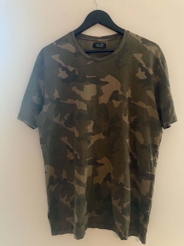 Zara man army  T-shirt