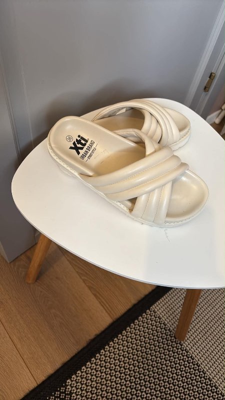 White slippers