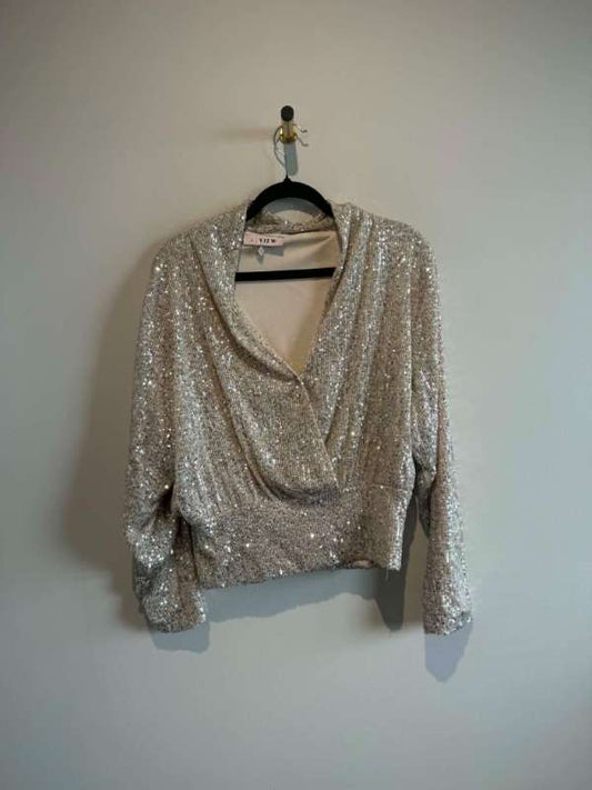 Pallíettu toppur rosegold