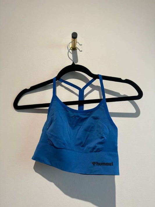Hummel blár íþróttatoppur