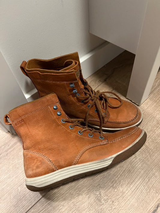 Ecco leður boots