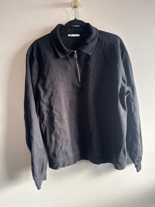 Zara peysa half zip