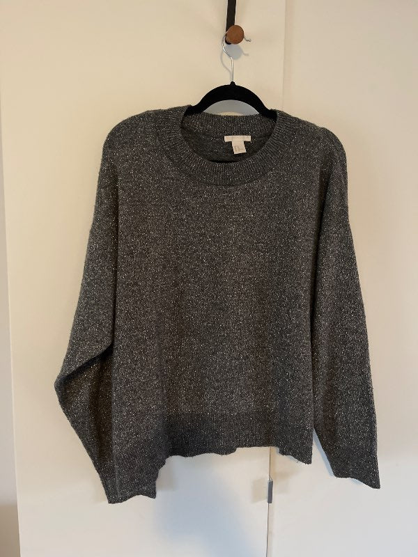 H&M peysa grá/glimmer