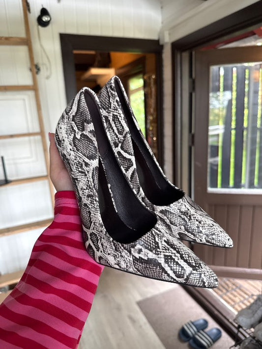 Snake Skin Hælar