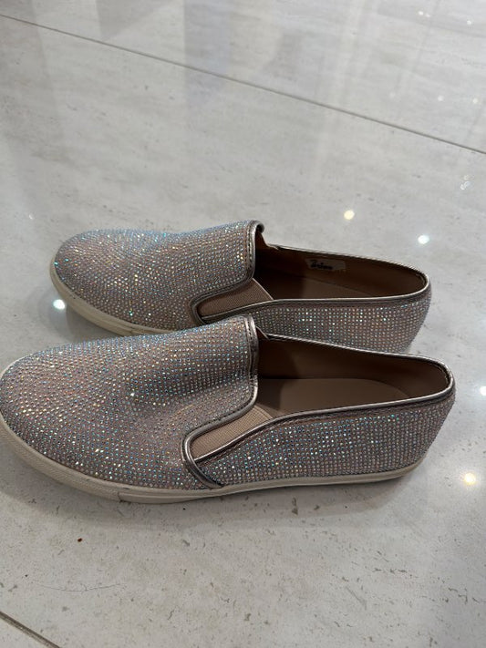 Skor carvela silvur