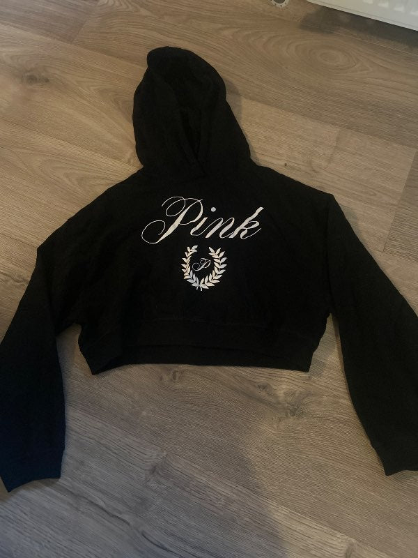 Svört hettupeysa fra victoria’s Secret