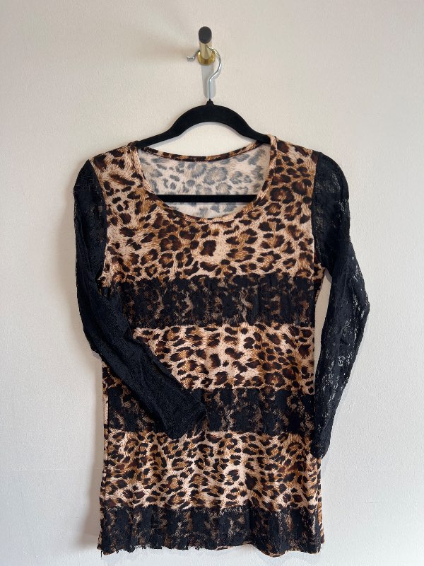 Leopard shirt-dress
