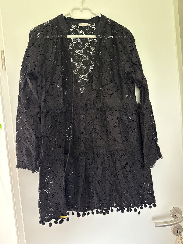 Seimark black lace dress