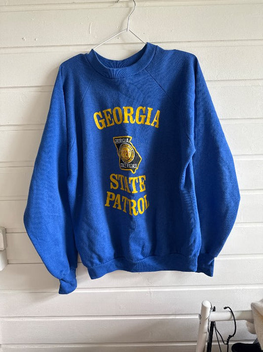 Blá georgia peysa