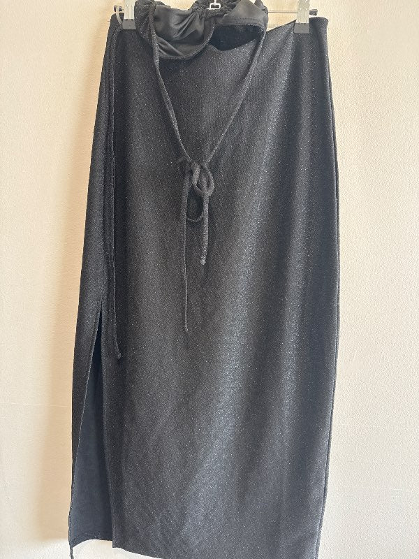 Black glitter dress