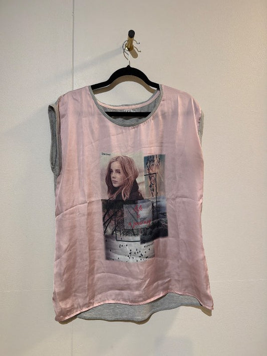 Saint Tropez t-shirt bleikur