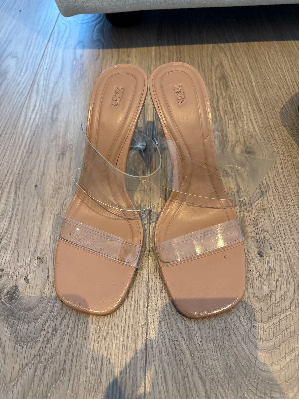 Zara hælar glærir