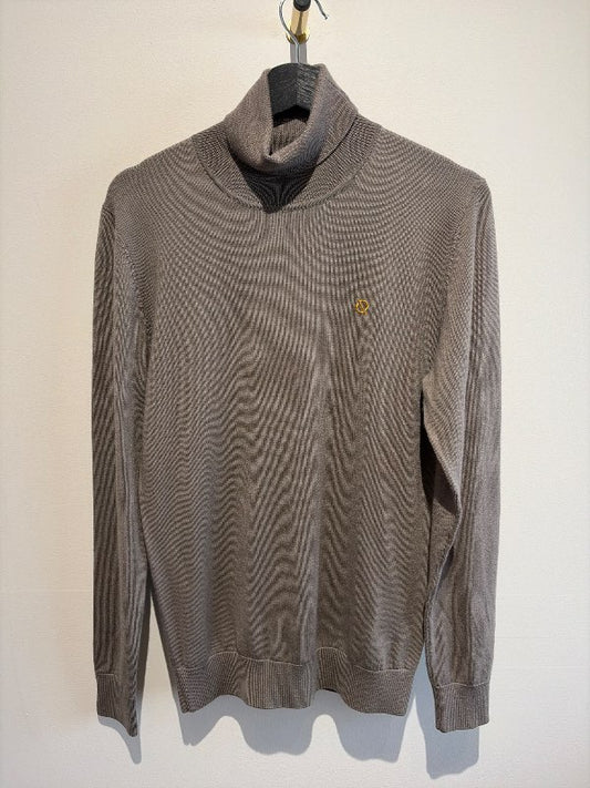 Beige turtleneck sweater