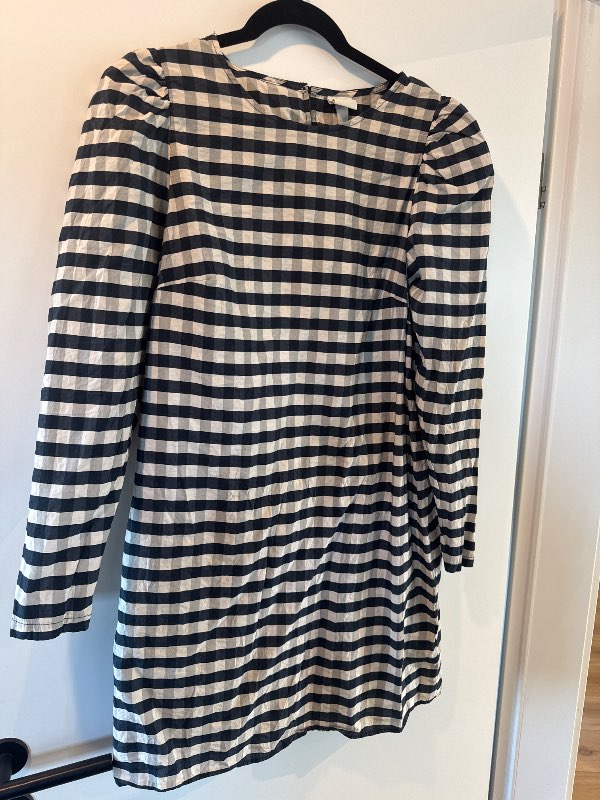 H&m kjóll köflóttur