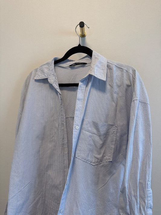 Zara blue shirt