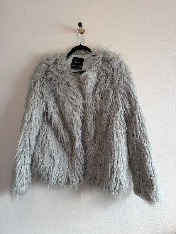 Furr Yfirhöfn Grá