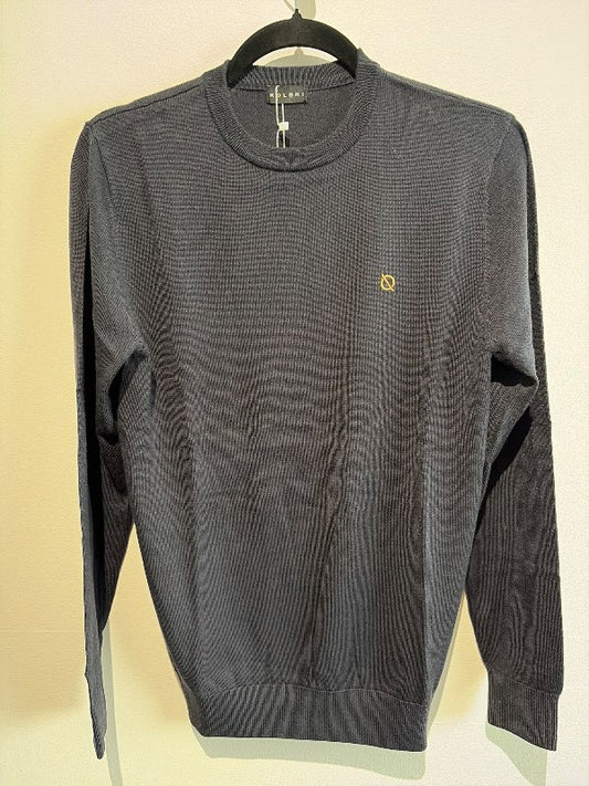 Blue wool sweater