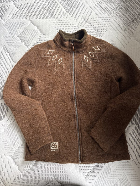 66north brown fleece