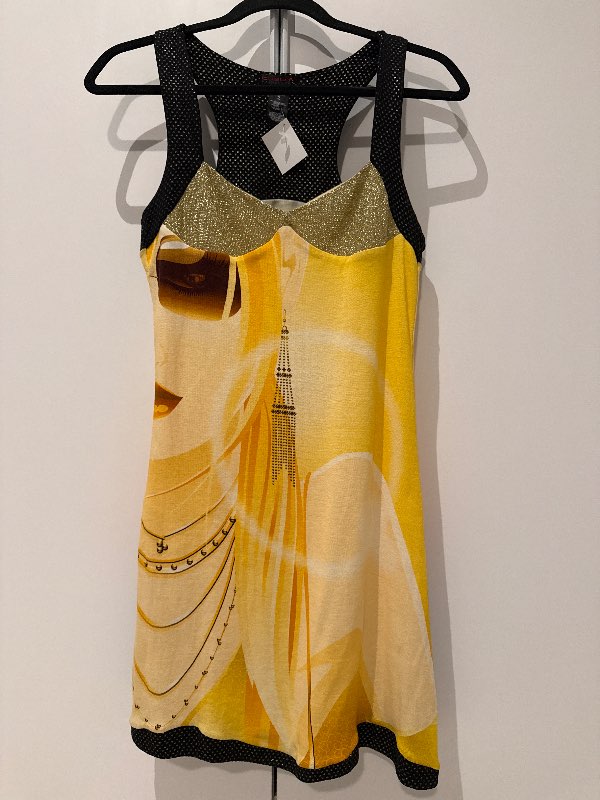 Dress Gusto gold/black