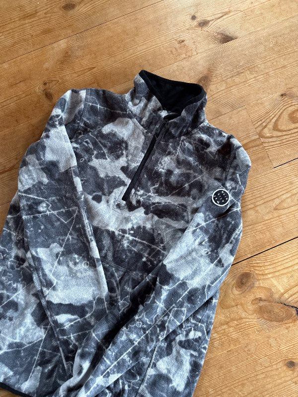 Fleece quicksilver gray