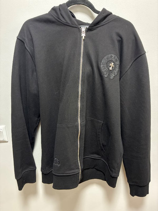 Chrome Hearts rennd hettupeysa