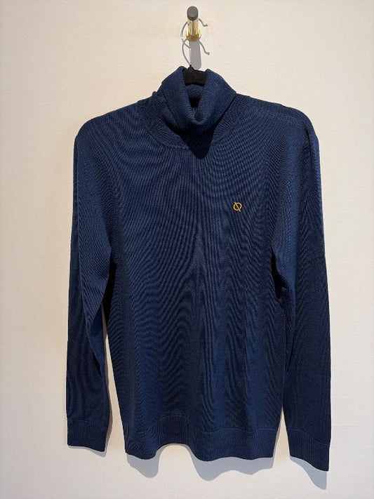 Turtleneck sweater blue