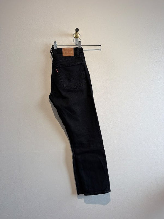Levi’s 501 svartar gallabuxur