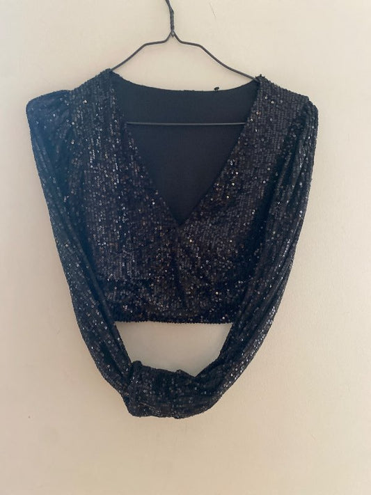 Svartur glimmer topper