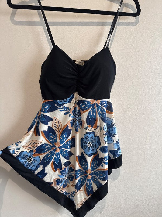Asymmetric Floral Top
