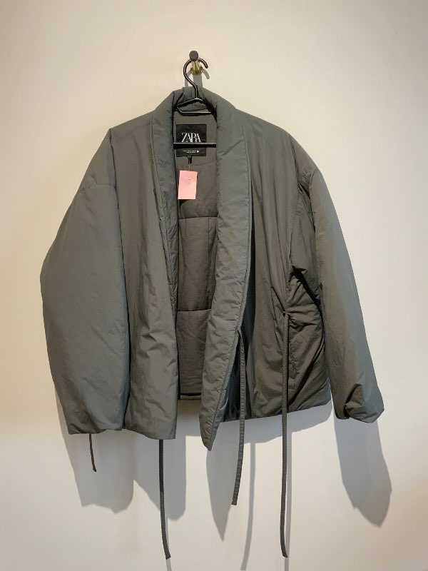 ZARA tied jacket