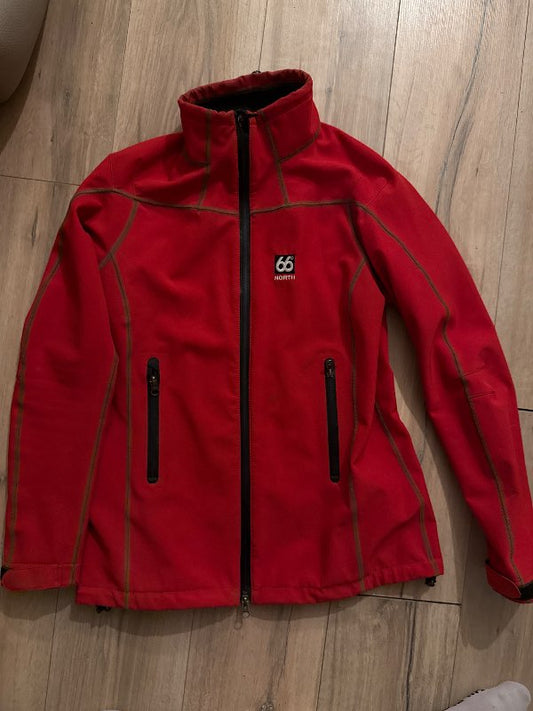 66 North red jacket