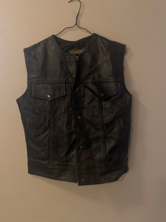 *YAQOOB leather vest