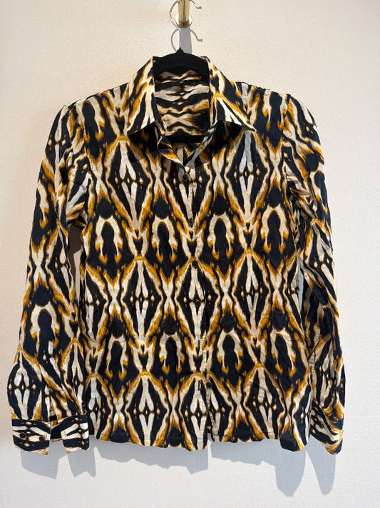 Animal print blouse