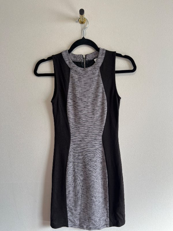 Black and grey dress