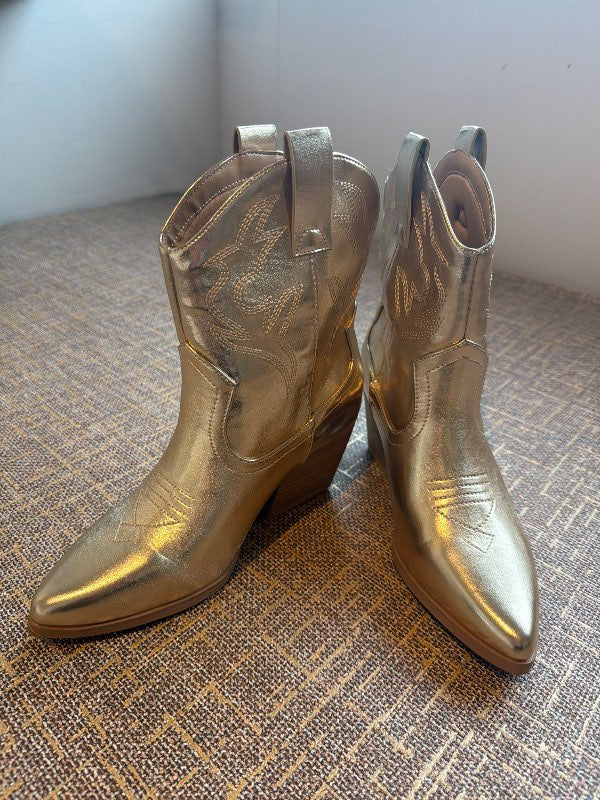 Gold Boots