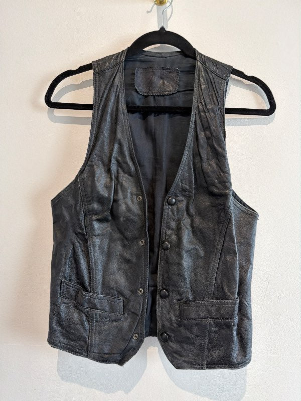 Leather Motorcycle Vest
