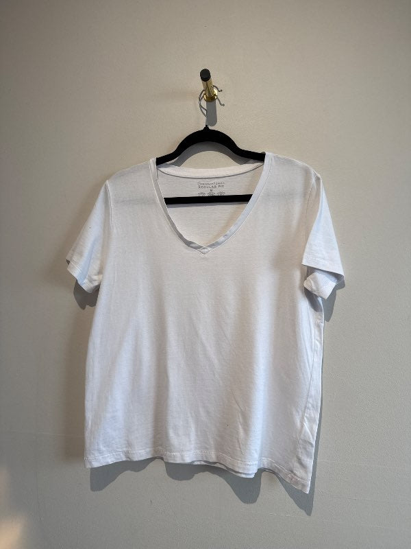 Primark hvítur stutterma