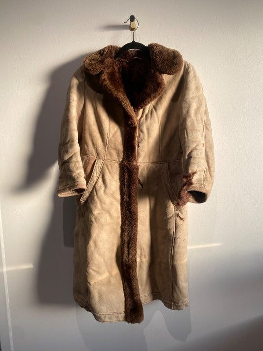 Vintage lined coat *some small tears