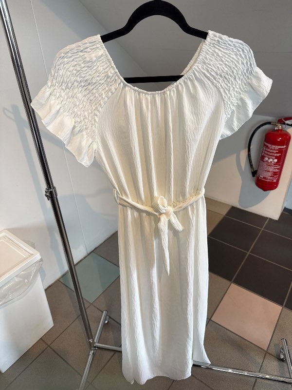 Simple white dress