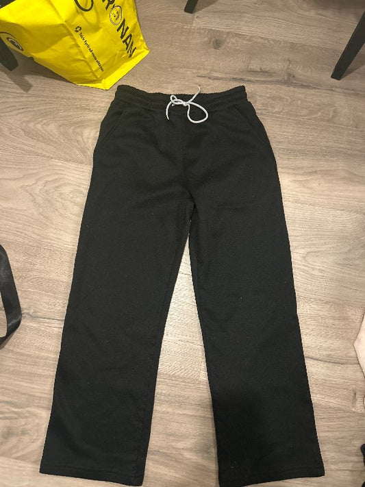 shein svartar joggin buxur